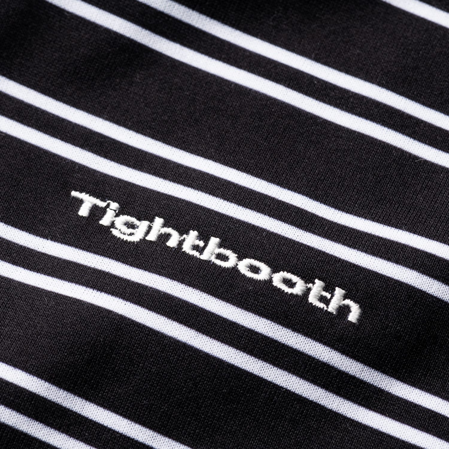 画像: TIGHTBOOTH/BORDER T-SHIRT（Black）［ボーダーT-22夏］