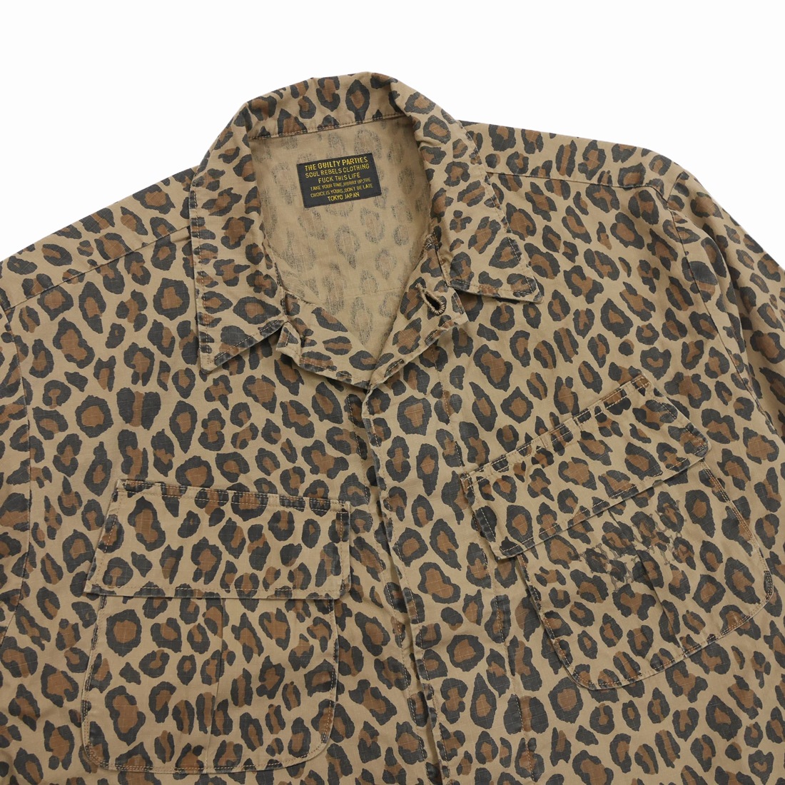 画像: WACKO MARIA/LEOPARD FATIGUE JACKET（BEIGE）［レオパードファティーグJKT-22秋冬］