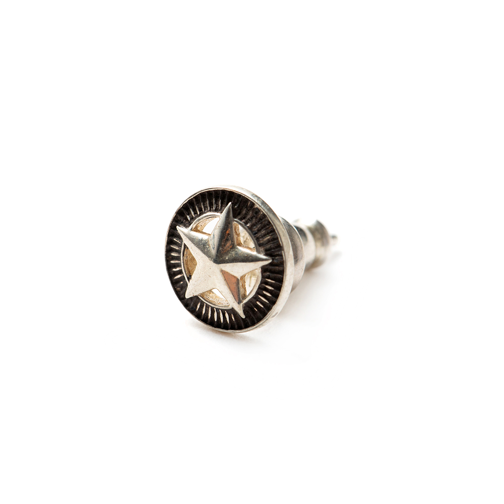 画像: CALEE/Silver star concho pierce（Silver）［スターコンチョピアス-22秋冬］