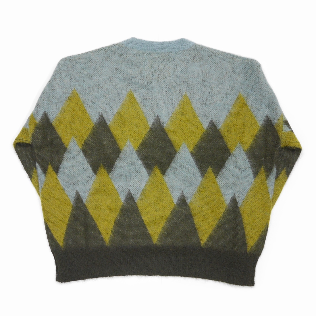 画像: DAIRIKU/Argyle Mohair Pullover Knit（Mint Green）［アーガイルモヘアニット-22秋冬］