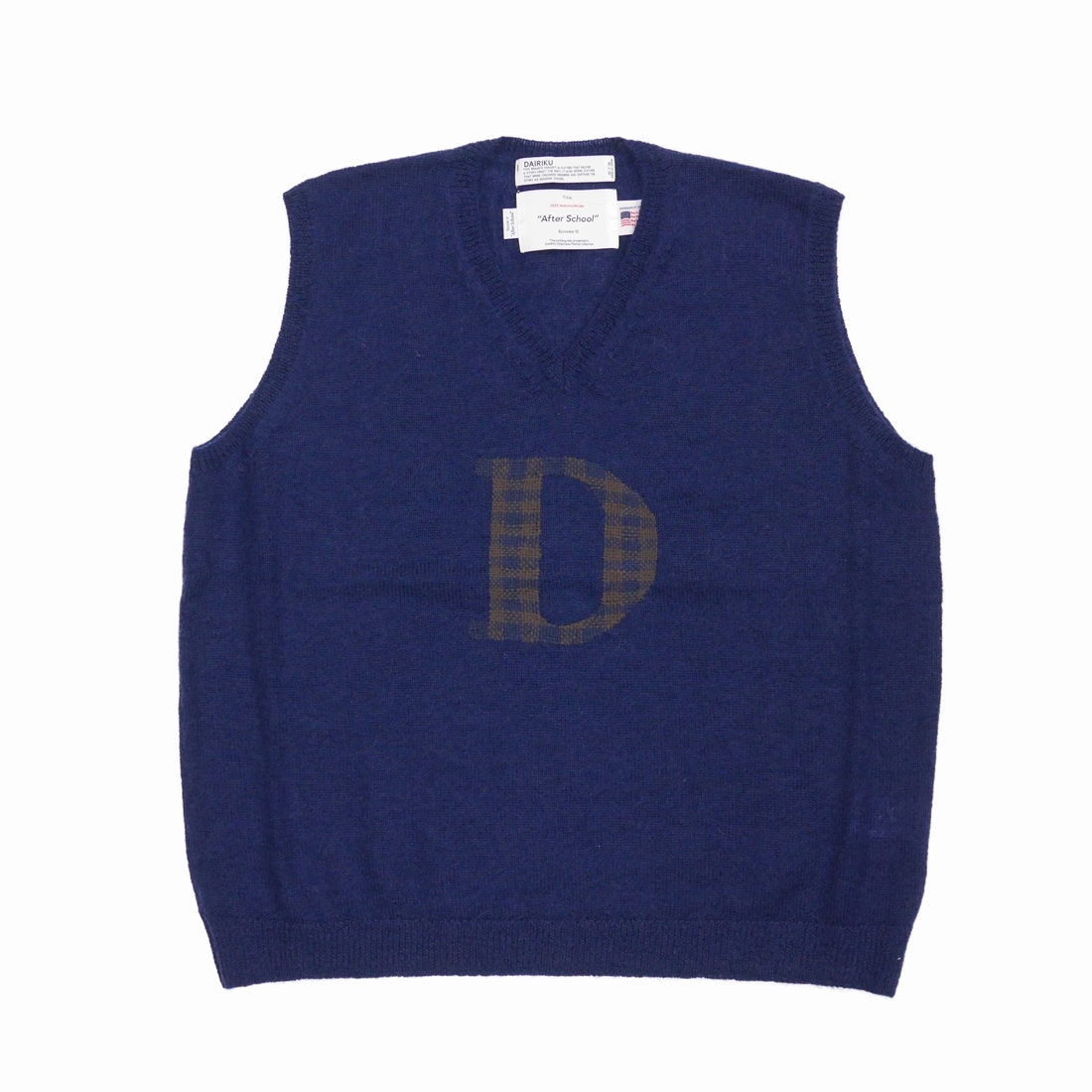 画像: DAIRIKU/"D" Mohair Knit Vest（Navy）［モヘアニットベスト-22秋冬］