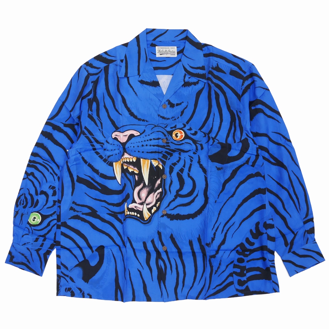 WACKO MARIA/TIM LEHI / HAWAIIAN SHIRT L/S（BLUE）［ハワイアン ...