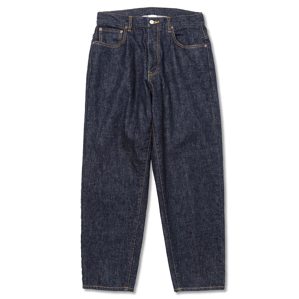 画像: CALEE/Vintage reproduct wide silhouette denim pants -one wash-（Ow Indigo Blue）［ワイドデニムパンツ-22秋冬］