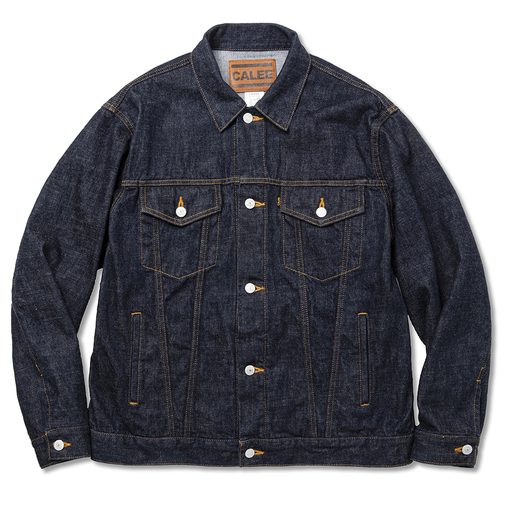 画像: CALEE/Vintage reproduct 3rd type denim jacket -one wash-（Ow Indigo Blue）［3rdタイプデニムJKT-22秋冬］