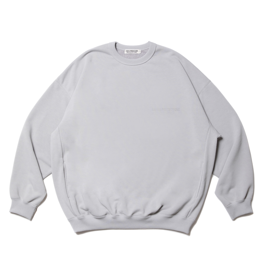 COOTIE PRODUCTIONS/Dry Tech Sweat Crew（Gray）［ドライテック ...