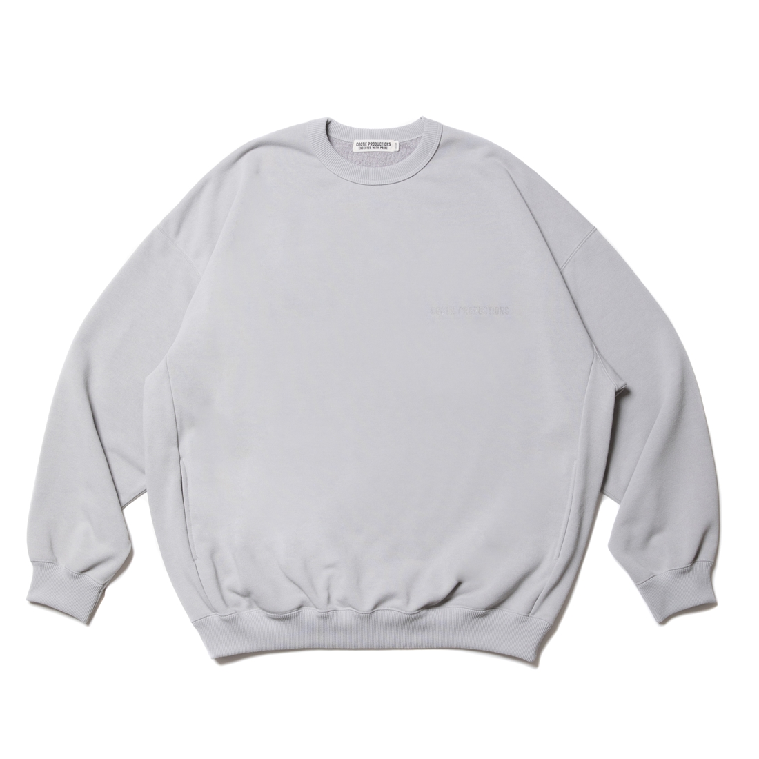 COOTIE　DryTech Sweat Crew　GRAY　Ｍサイズ　23AW