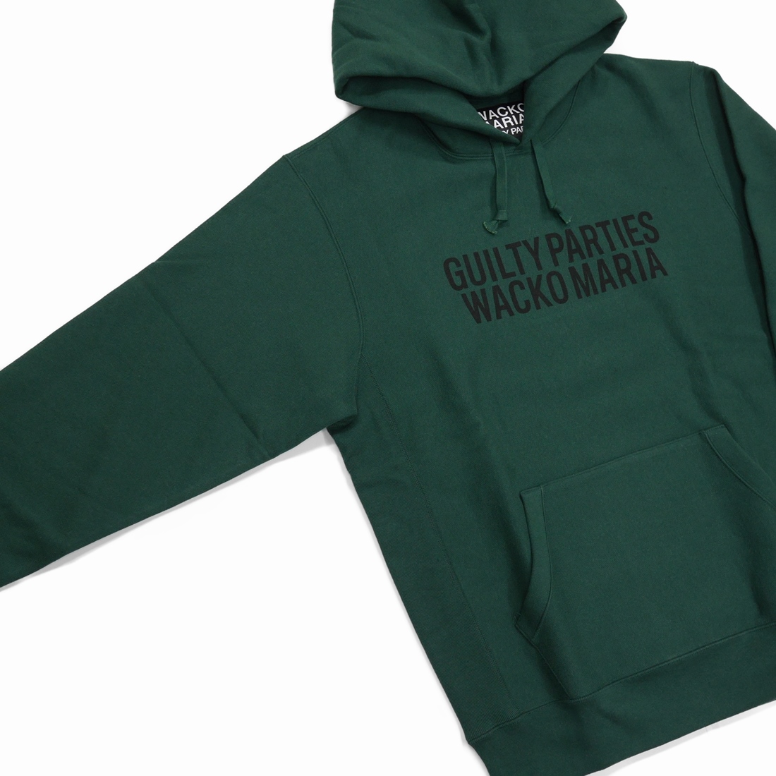 画像: WACKO MARIA/HEAVY WEIGHT PULLOVER HOODED SWEAT SHIRT（GREEN）［プルオーバーパーカー-22秋冬］