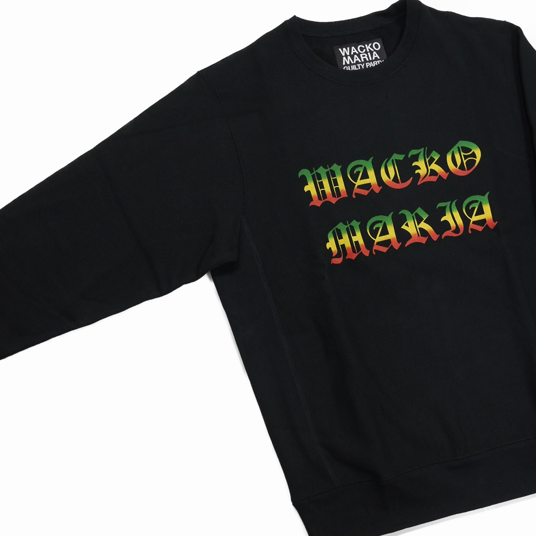 画像: WACKO MARIA/HEAVY WEIGHT CREW NECK SWEAT SHIRT（BLACK）［クルーネックスウェット-22秋冬］