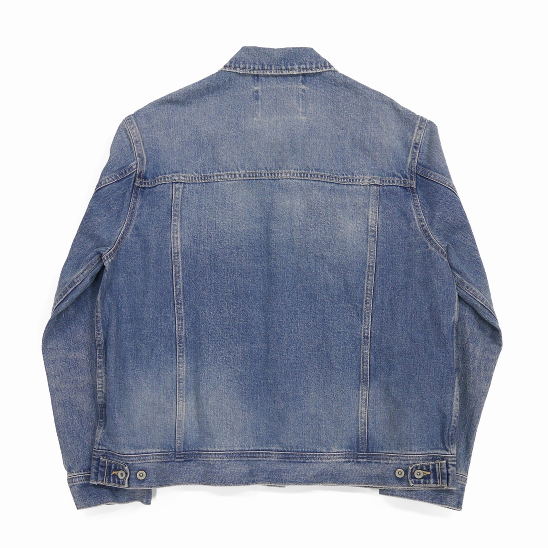 画像: DAIRIKU/Cross Embroidery Vintage Denim jacket（Washed Indigo） 【30%OFF】［クロス刺繍ヴィンテージデニムJKT-22秋冬］