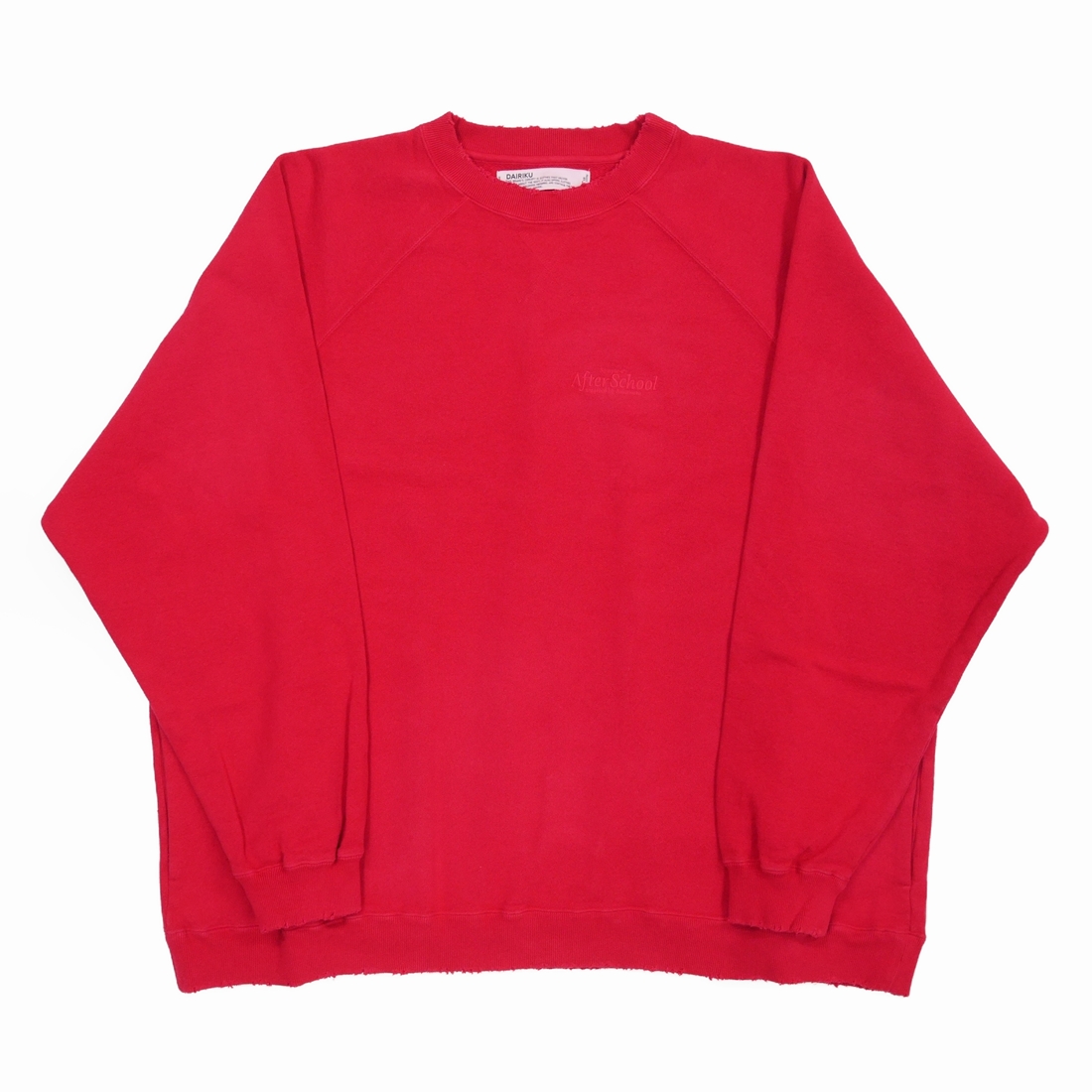 画像: DAIRIKU/"Water-repellent" Pullover Sweter（YMO(Red)） 【40%OFF】［クルーネックスウェット-22秋冬］