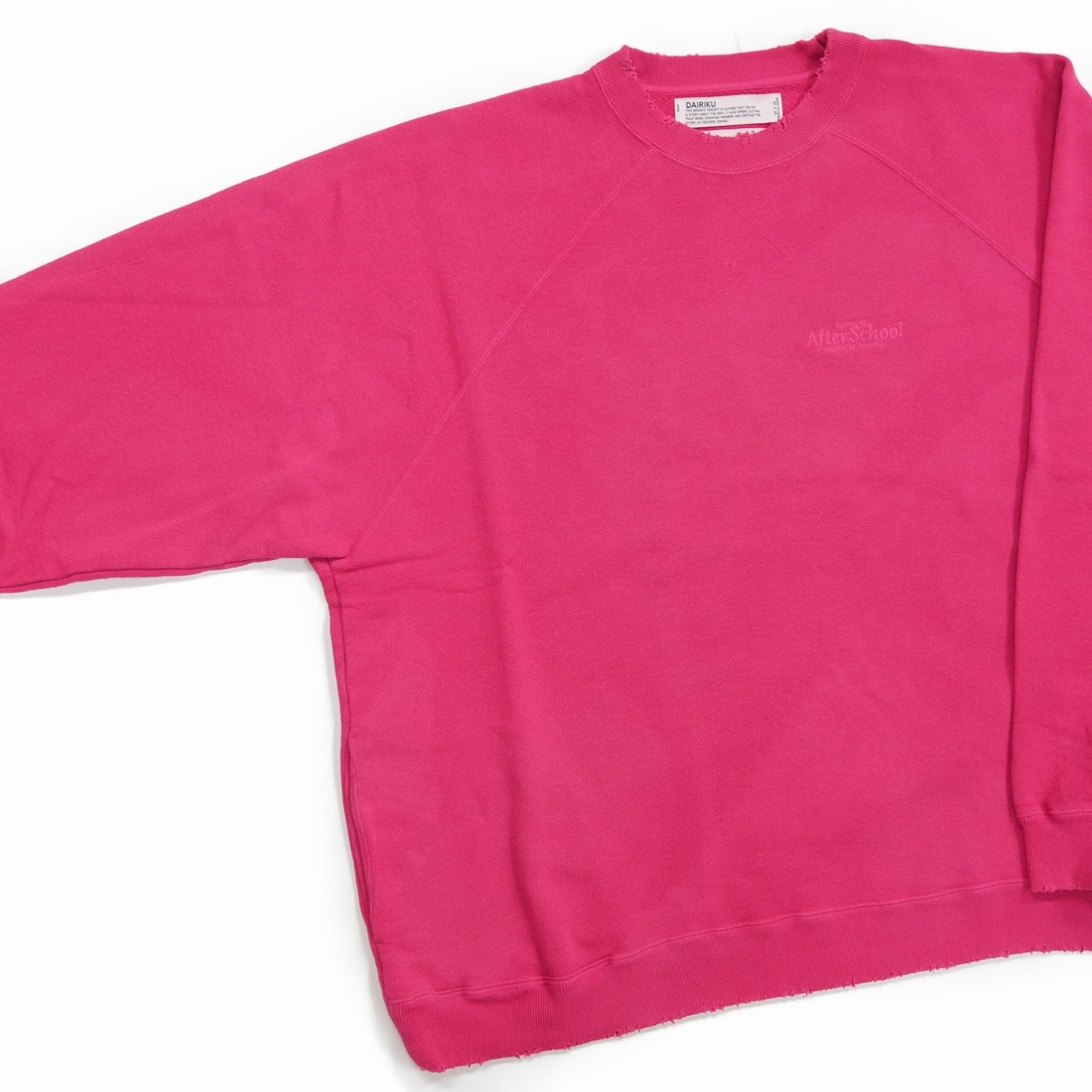 画像: DAIRIKU/"Water-repellent" Pullover Sweter（Vintage Pink） 【30%OFF】［クルーネックスウェット-22秋冬］