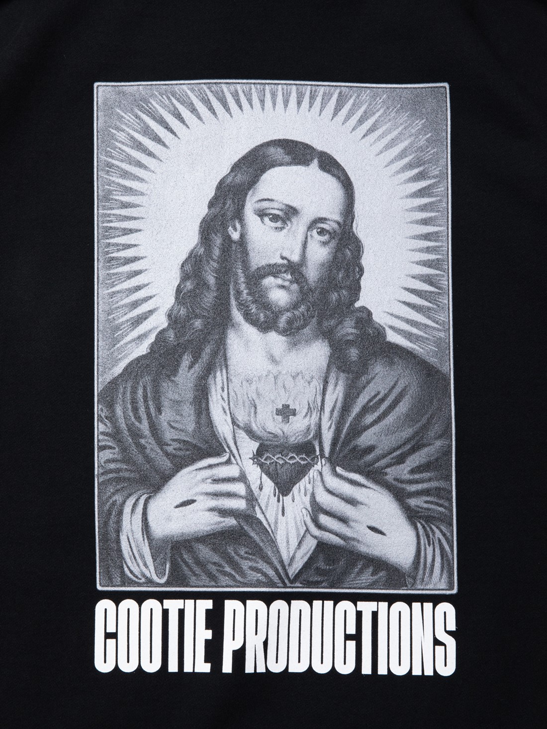 画像: COOTIE PRODUCTIONS/Print Sweat Hoodie（JESUS）（Black）［スウェットフーディー-22秋冬］