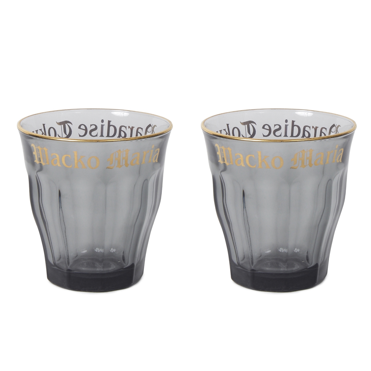WACKO MARIA/DURALEX / GLASS CUP（GRAY）［グラス(2個セット)-22秋冬 ...