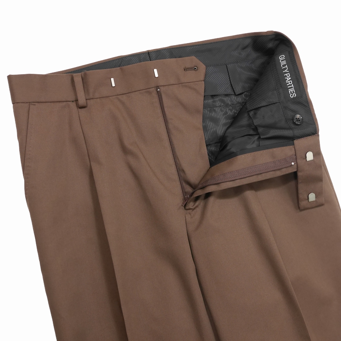 画像: WACKO MARIA/T/C PLEATED TROUSERS（TYPE-2）（D-BROWN）［T/Cワンタックスラックス(TYPE-2)-22秋冬］