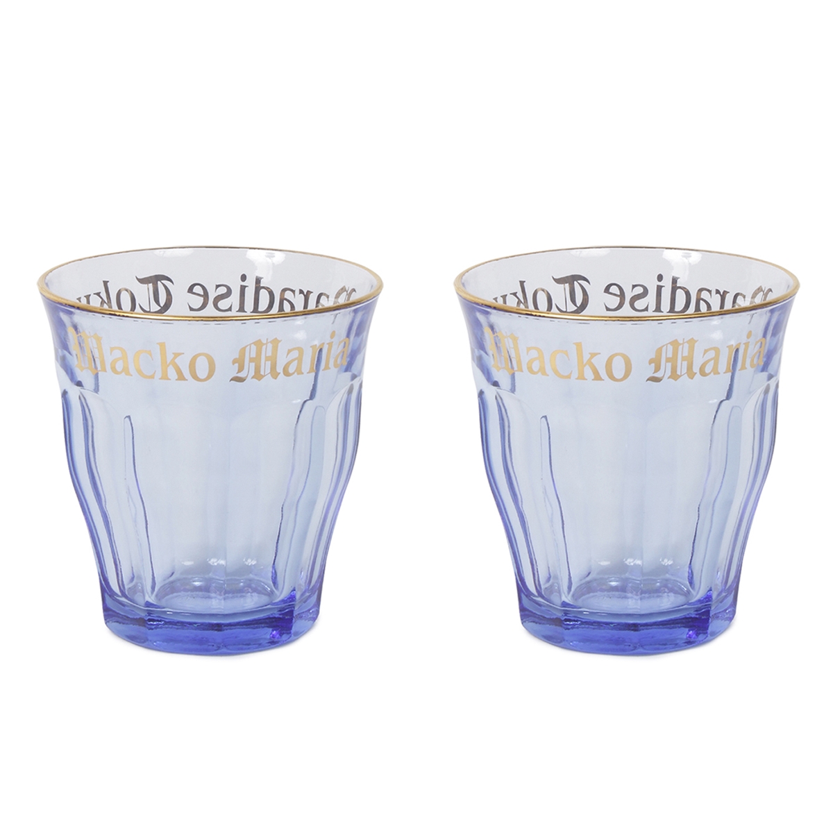 画像: WACKO MARIA/DURALEX / GLASS CUP（BLUE）［グラス(2個セット)-22秋冬］