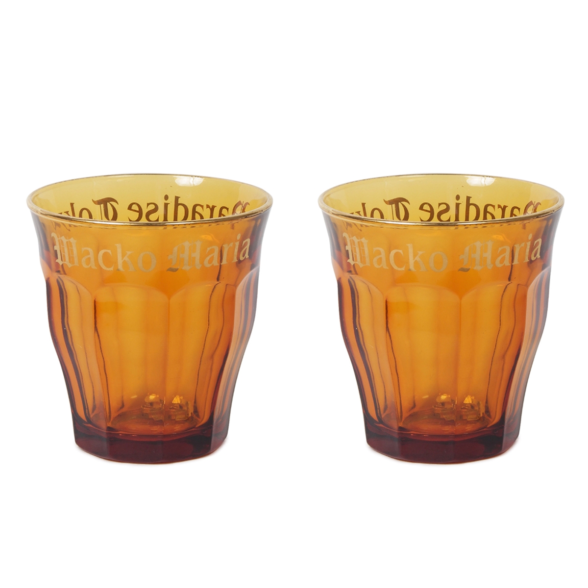 画像: WACKO MARIA/DURALEX / GLASS CUP（BROWN）［グラス(2個セット)-22秋冬］