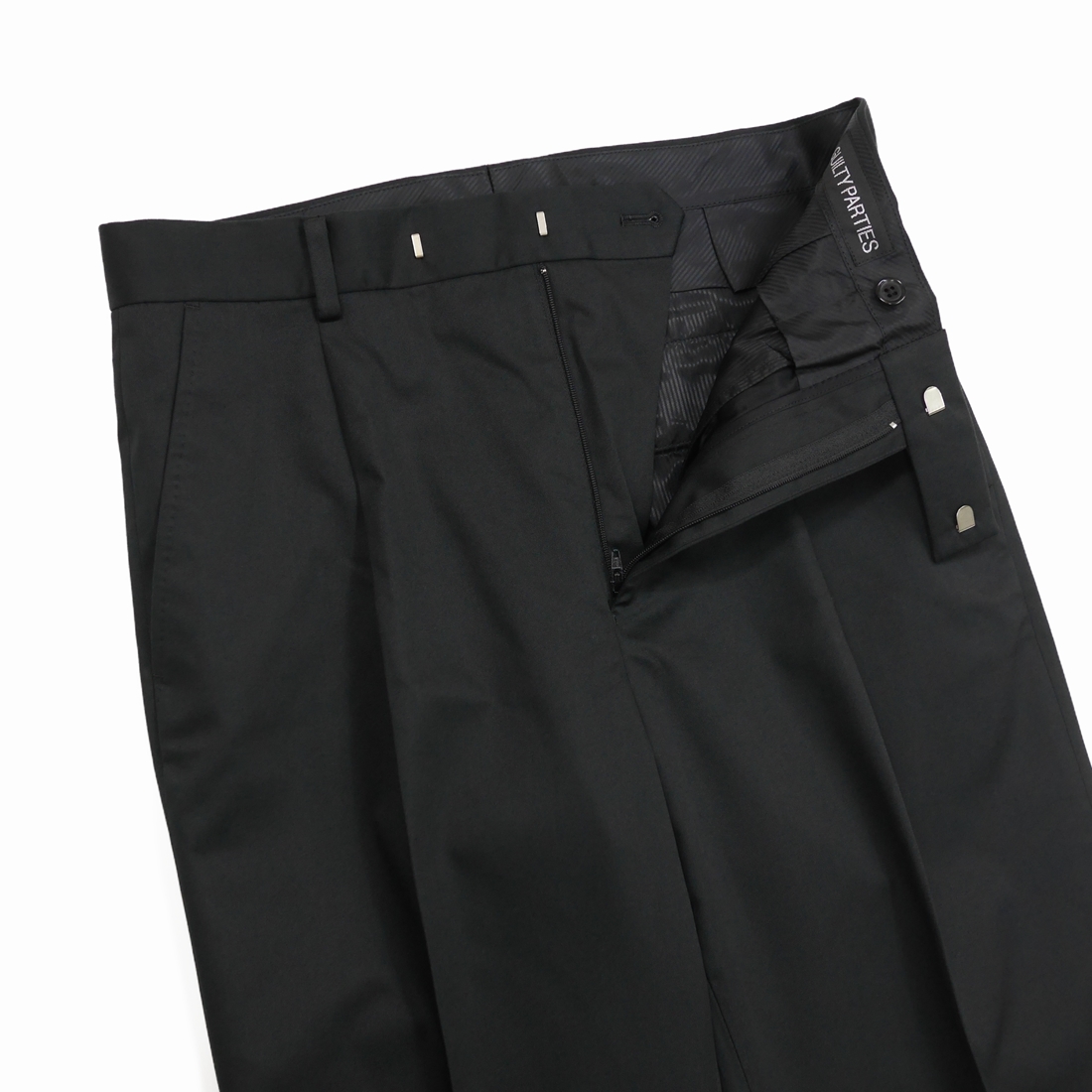 画像: WACKO MARIA/T/C PLEATED TROUSERS（TYPE-2）（BLACK）［T/Cワンタックスラックス(TYPE-2)-22秋冬］