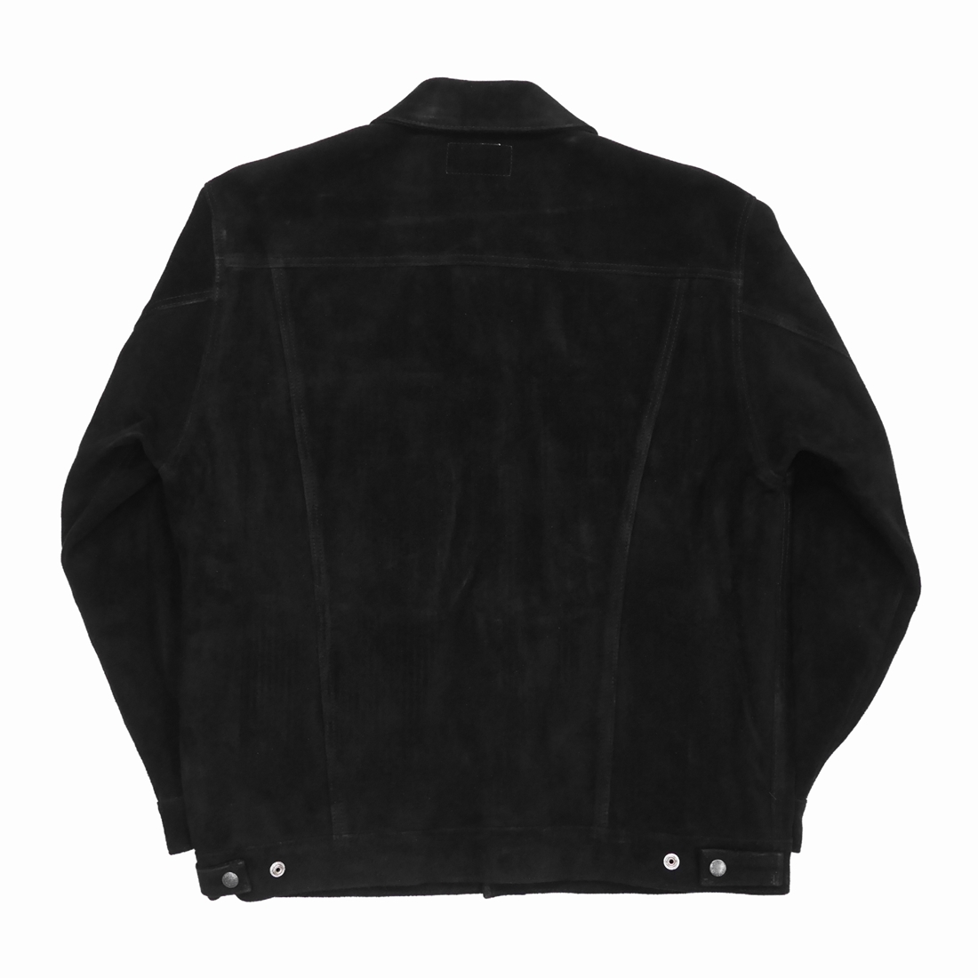 WACKO MARIA/SUEDE LEATHER TRUCKER JACKET（BLACK）［スウェード 