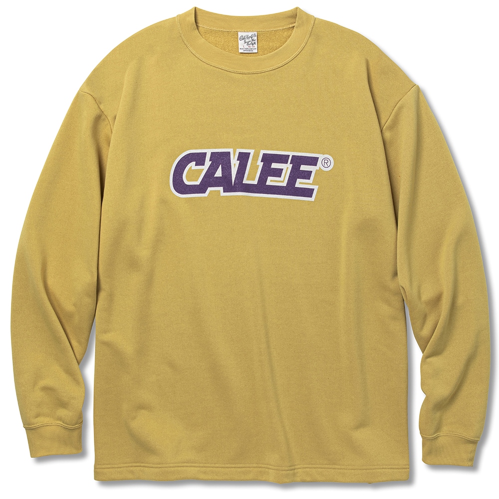 CALEE/Aeroknot CALEE univ. drop shoulder cutsew（Mustard 