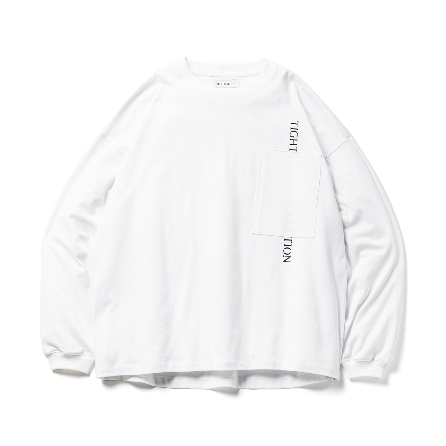 画像: TIGHTBOOTH/STRAIGHT UP L/S T-SHIRT（White）［プリント長袖ポケT-22秋冬］