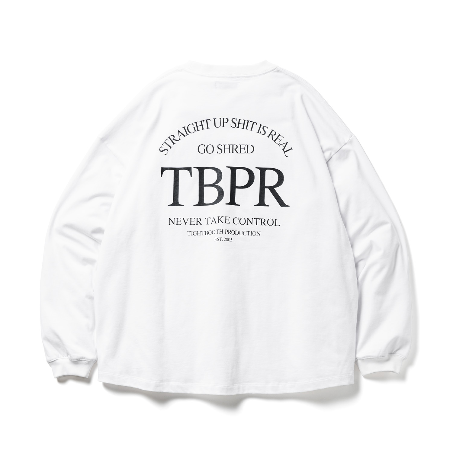 画像: TIGHTBOOTH/STRAIGHT UP L/S T-SHIRT（White）［プリント長袖ポケT-22秋冬］