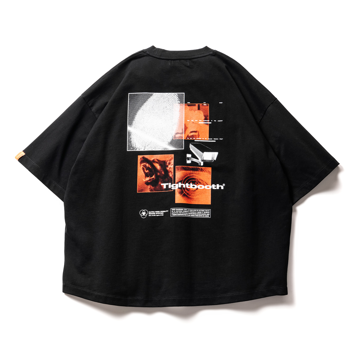 画像: TIGHTBOOTH/WARNING T-SHIRT（Black） 【30%OFF】［プリントT-22秋冬］