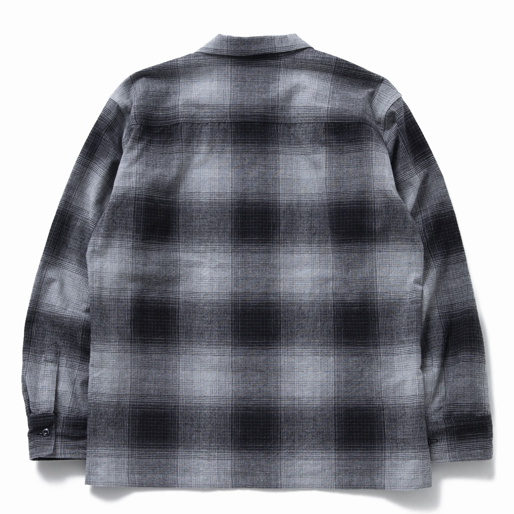 画像: RATS/COTTON OMBRE CHECK SHIRT（GRAY）［オンブレチェックシャツ-22秋冬］