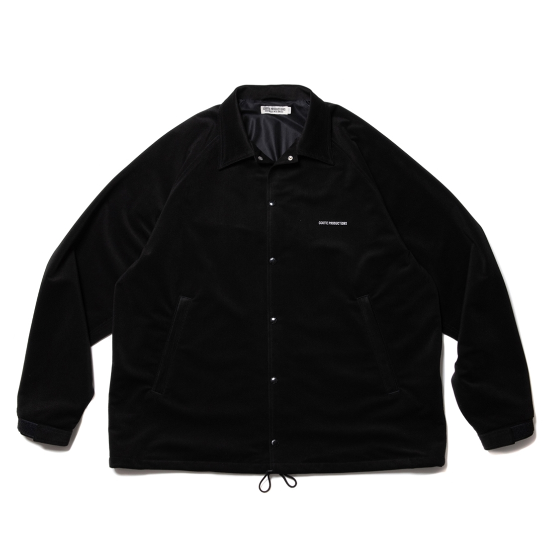 COOTIE PRODUCTIONS/Polyester Corduroy Coach Jacket（Black