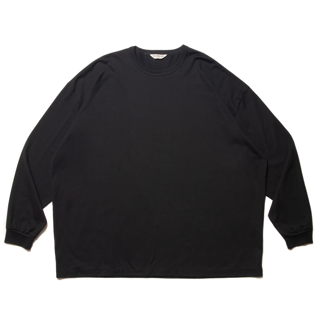 画像: COOTIE PRODUCTIONS/Supima Oversized L/S Tee（Black）［オーバーサイズ長袖T-22秋冬］