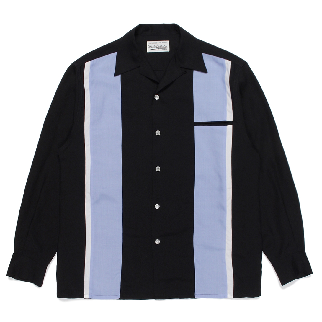 画像: WACKO MARIA/THREE TONE 50'S SHIRT（BLACK）［3トーン50'Sシャツ-22秋冬］