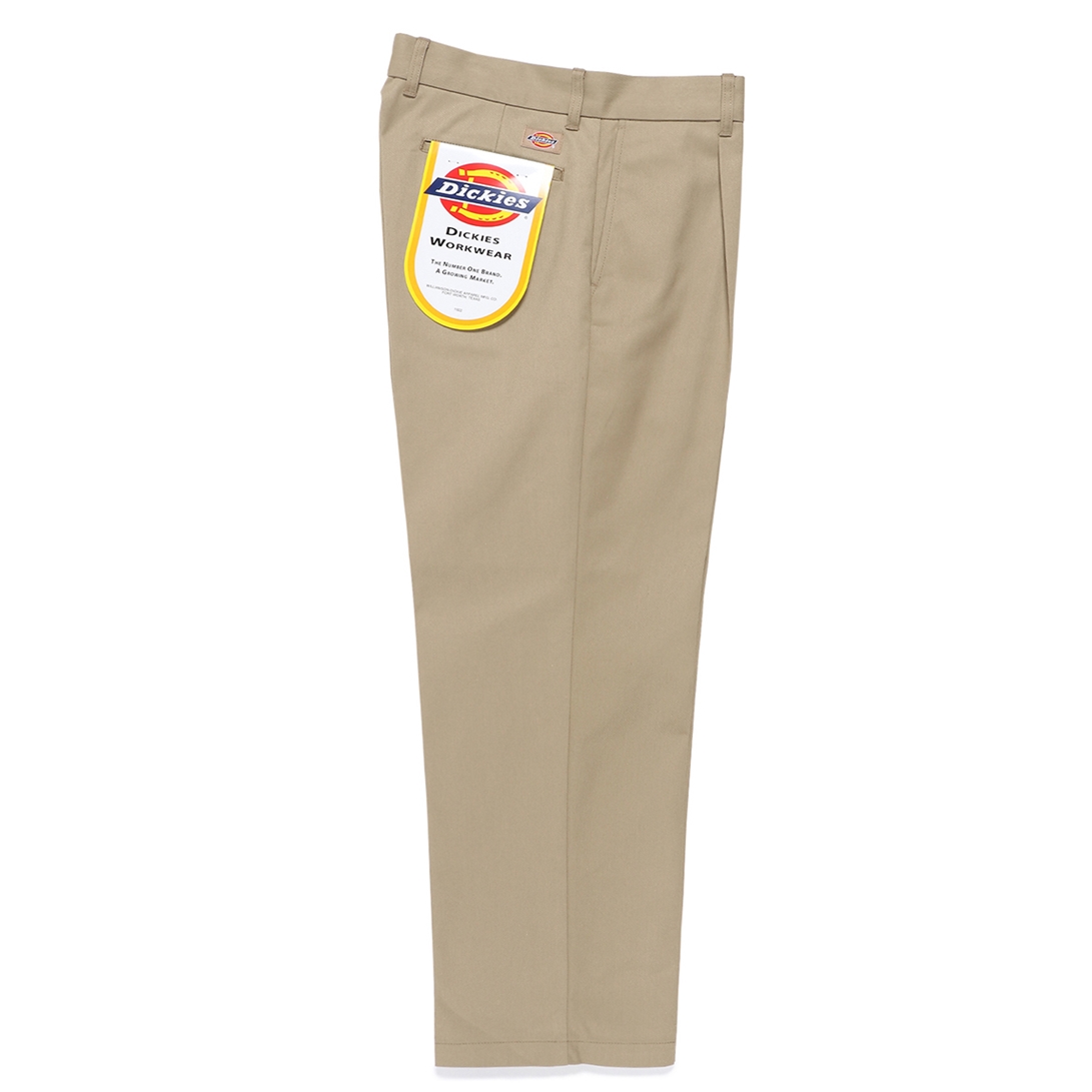 WACKO MARIA/DICKIES / PLEATED TROUSERS（BEIGE）［ワンタック ...