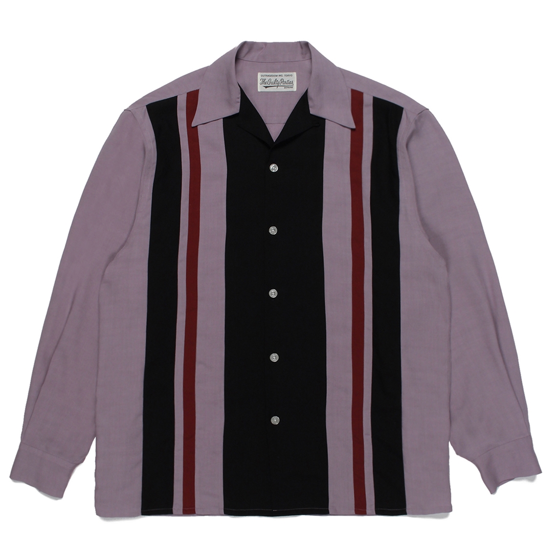 画像: WACKO MARIA/THREE TONE 50'S SHIRT（L-PURPLE）［3トーン50'Sシャツ-22秋冬］