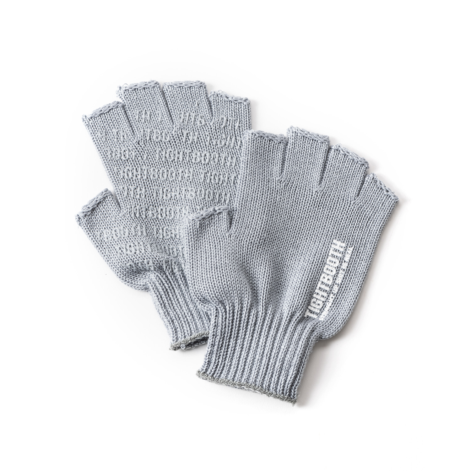 TIGHTBOOTH/LOGO FINGERLESS GUNTE(Gray)[フィンガーレスグローブ