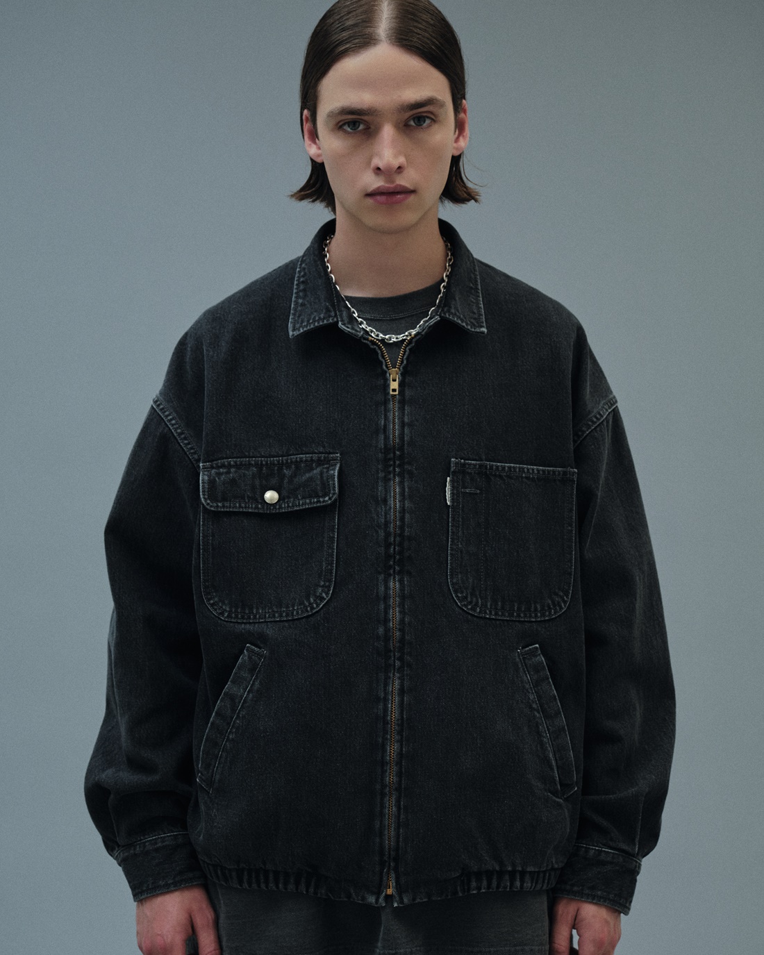 画像: COOTIE PRODUCTIONS/Denim Zip Up Work Jacket（Black Fade）［デニムジップワークJKT-22秋冬］