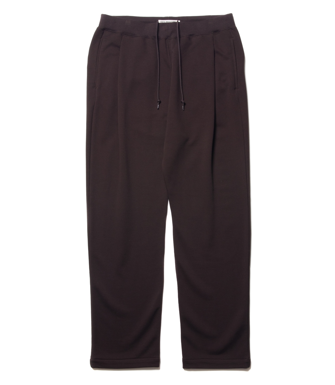 COOTIE PRODUCTIONS/Inlay Sweat 1 Tuck Easy Pants(Brown
