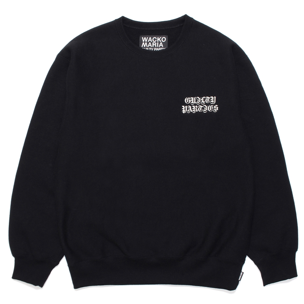 画像: WACKO MARIA/HEAVY WEIGHT CREW NECK SWEAT SHIRT（BLACK）［クルーネックスウェット-22秋冬］