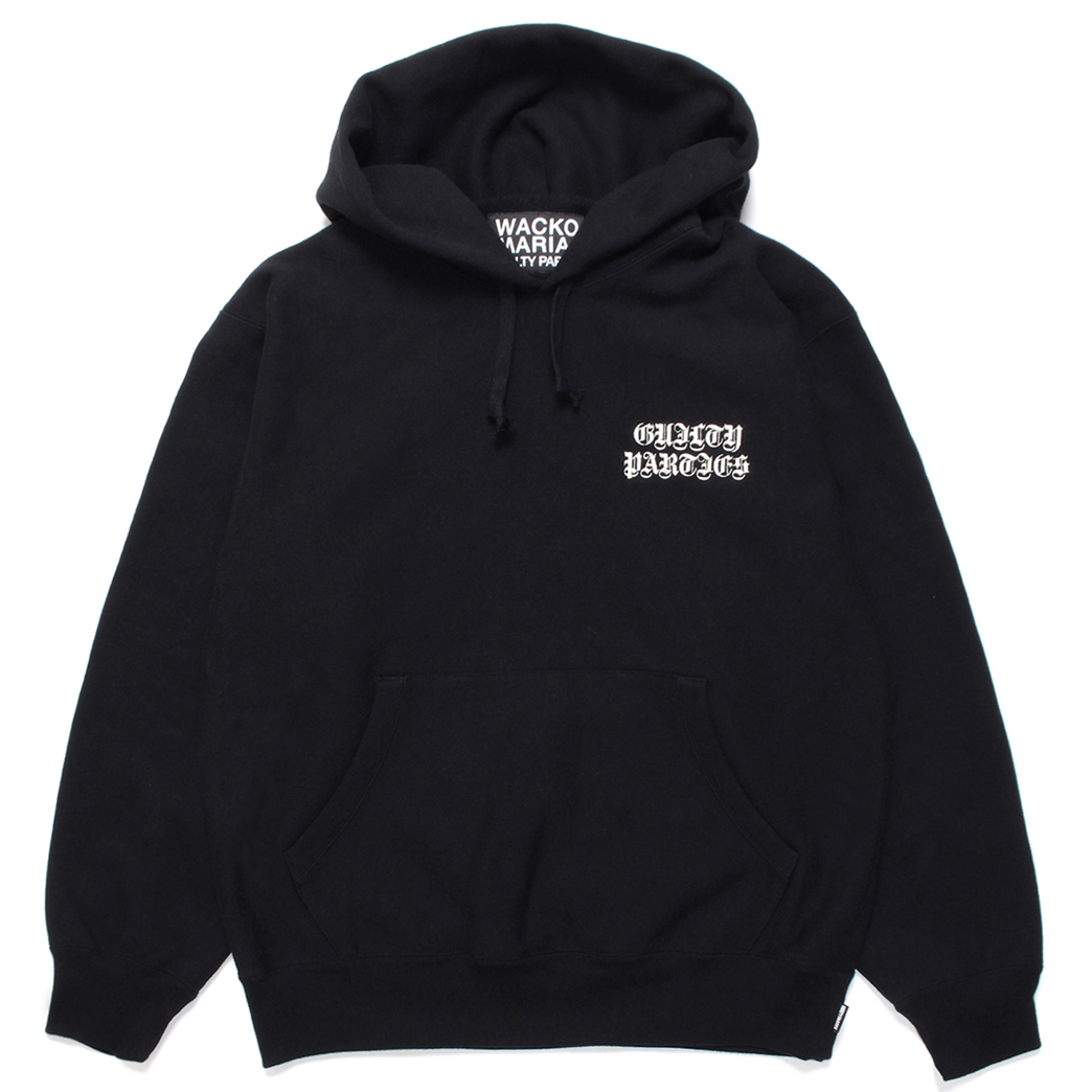 画像: WACKO MARIA/HEAVY WEIGHT PULL OVER HOODED SWEAT SHIRT（BLACK）［プルオーバーパーカー-22秋冬］