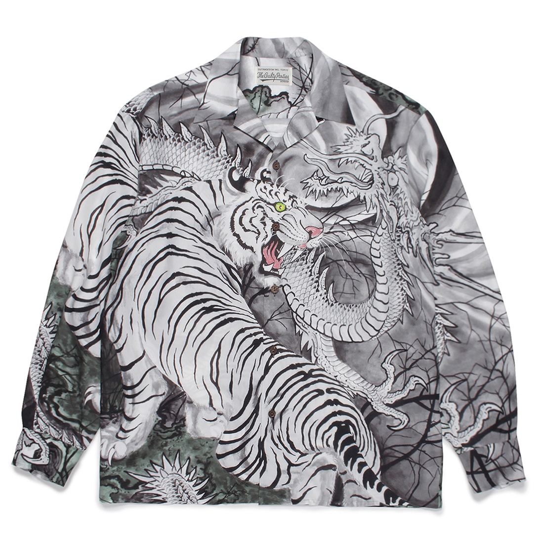 WACKOMARIA TIM LEHI HAWAIIANSHIRT グレー