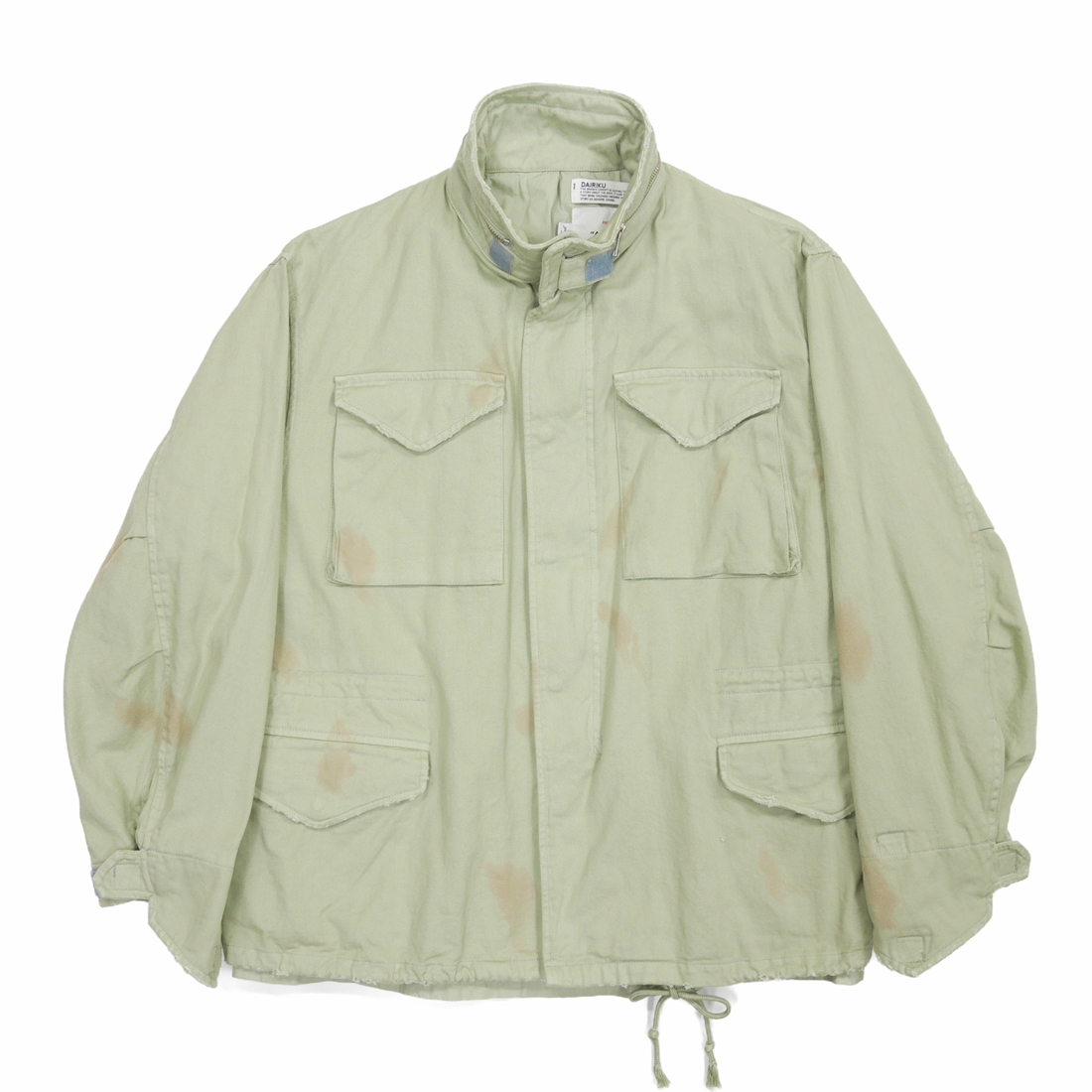 画像: DAIRIKU/"New Hollywood" M65 Jacket（Mint Green） 【50%OFF】［M65 JKT-22秋冬］