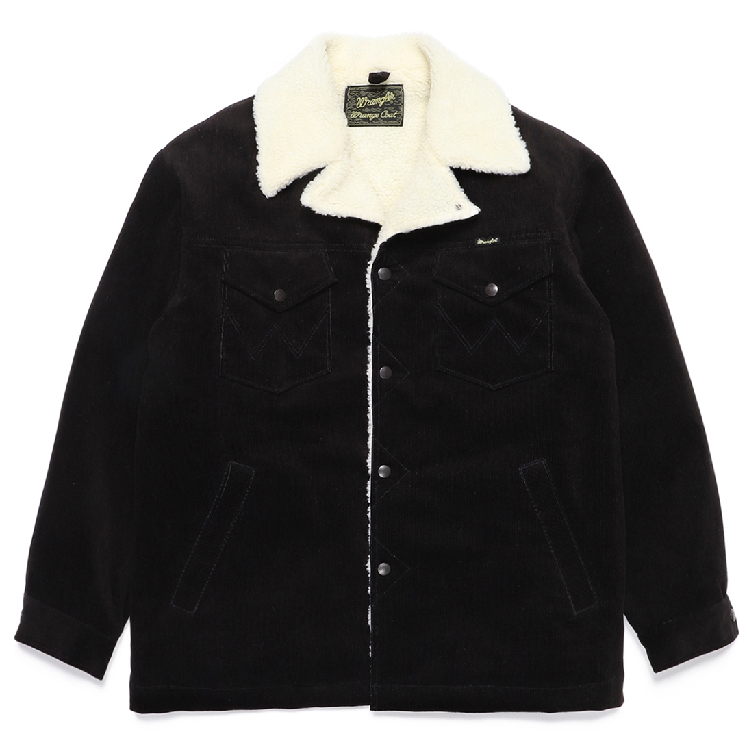 WACKO MARIA/WRANGLER / CORDUROY WRANGE COAT（BLACK）［コーデュロイ ...