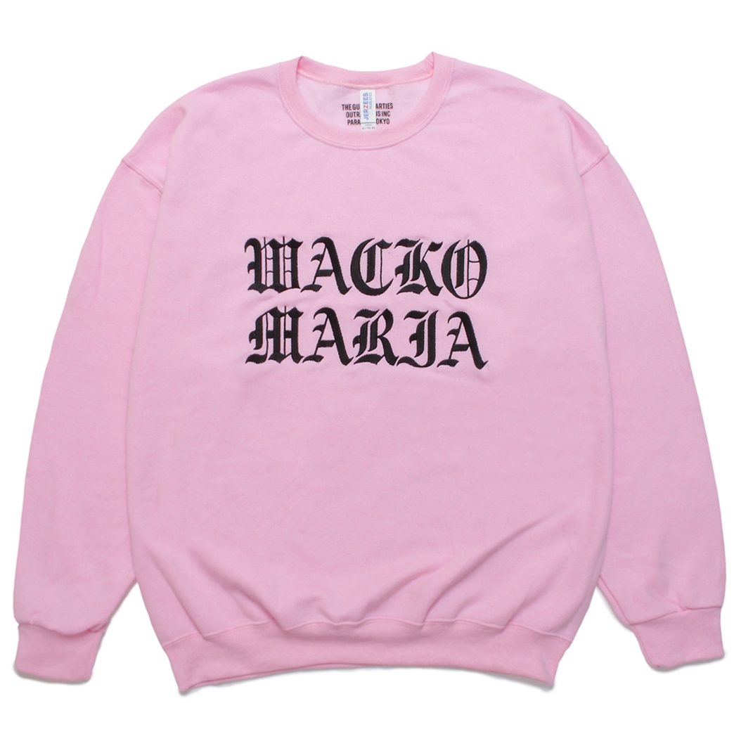 画像: WACKO MARIA/SWEAT SHIRT（PINK）［クルーネックスウェット-22秋冬］