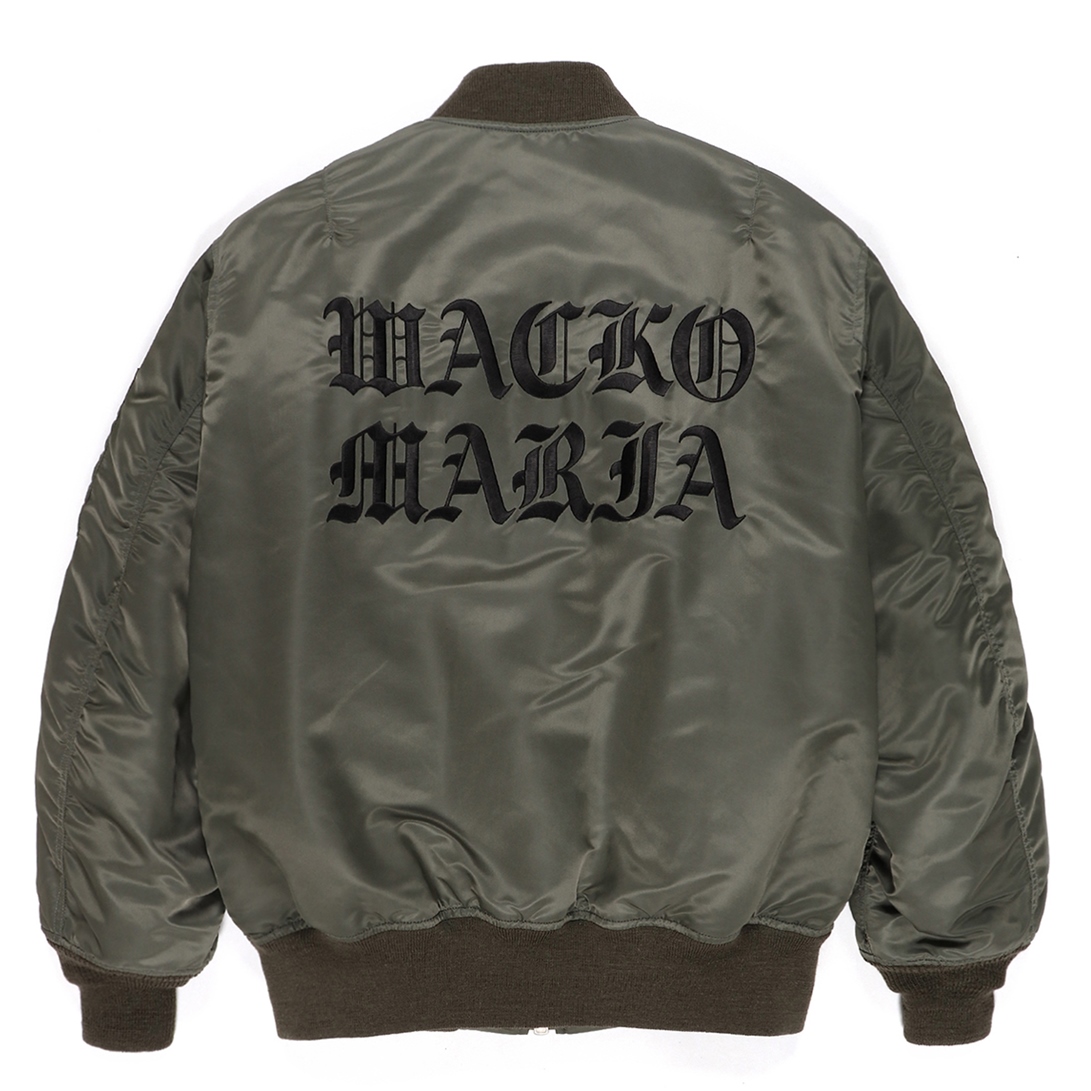 画像: WACKO MARIA/MA-1（KHAKI）［MA-1 JKT-22秋冬］