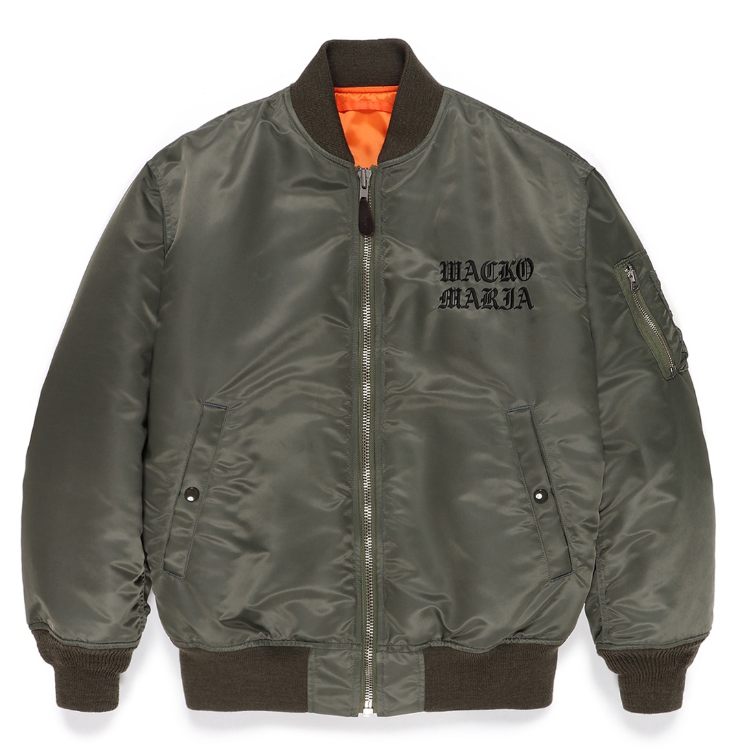 WACKO MARIA MA-1 FLIGHT JACKET ブラック