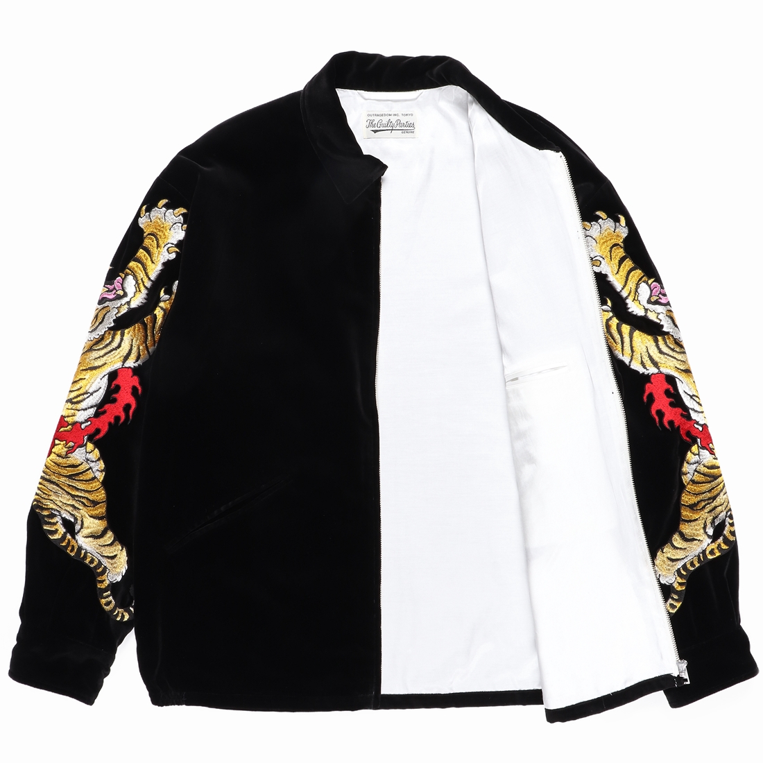 画像: WACKO MARIA/TIM LEHI / VELVET VIETNAM JACKET（BLACK）［ベルベットベトナムJKT-22秋冬］