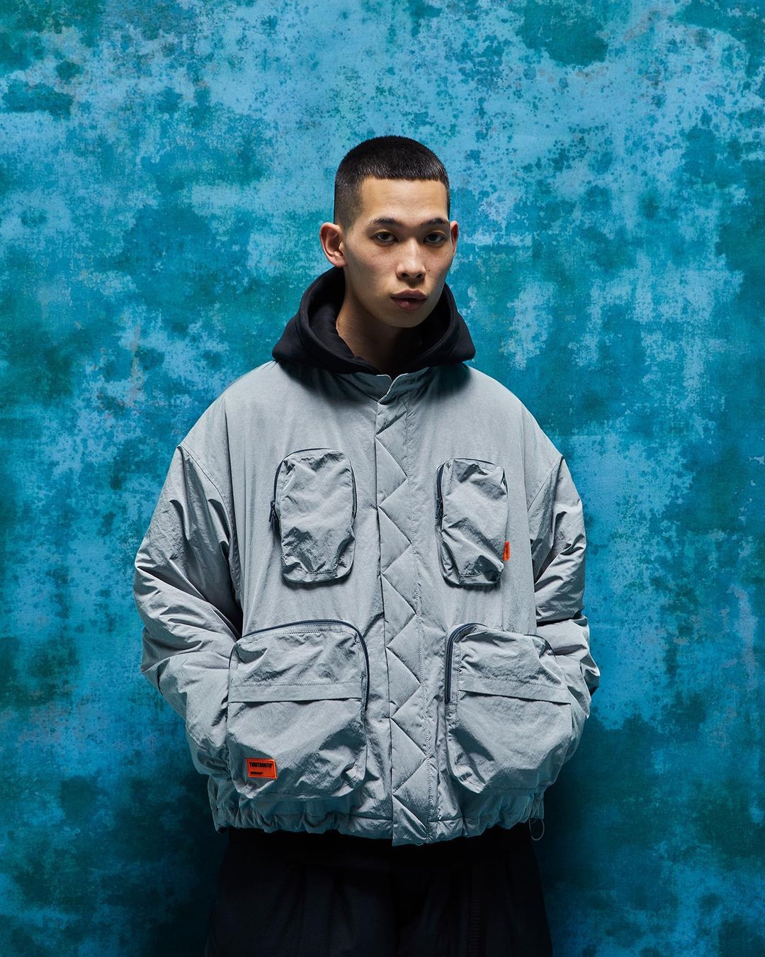 画像: TIGHTBOOTH/UTILITY PUFFY JKT（Gray）［ユーティリティーパフJKT-22秋冬］