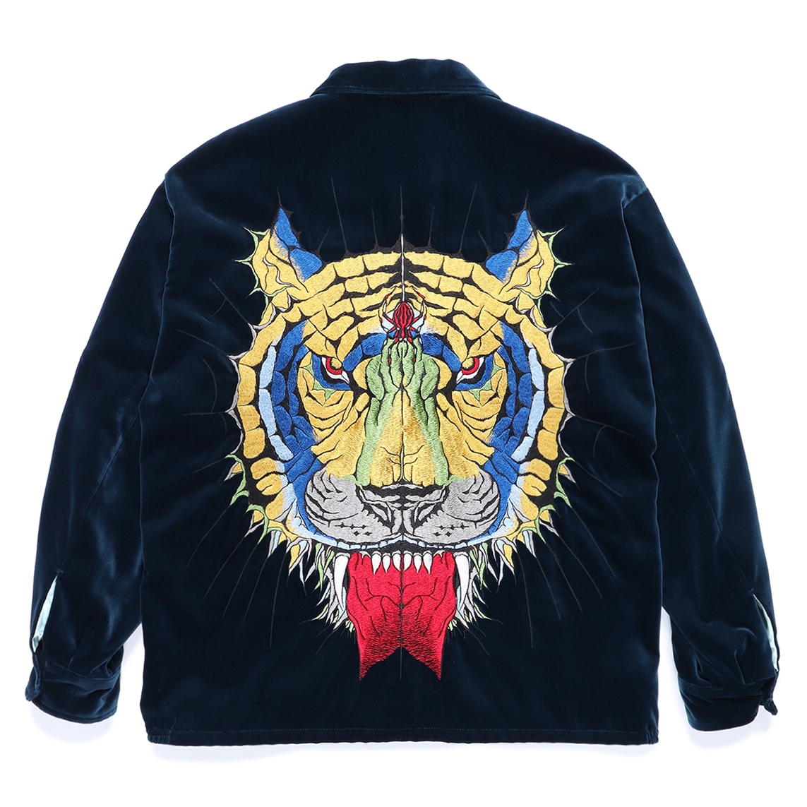 WACKO MARIA/WOLF'S HEAD / VELVET VIETNAM JACKET（D-BLUE ...