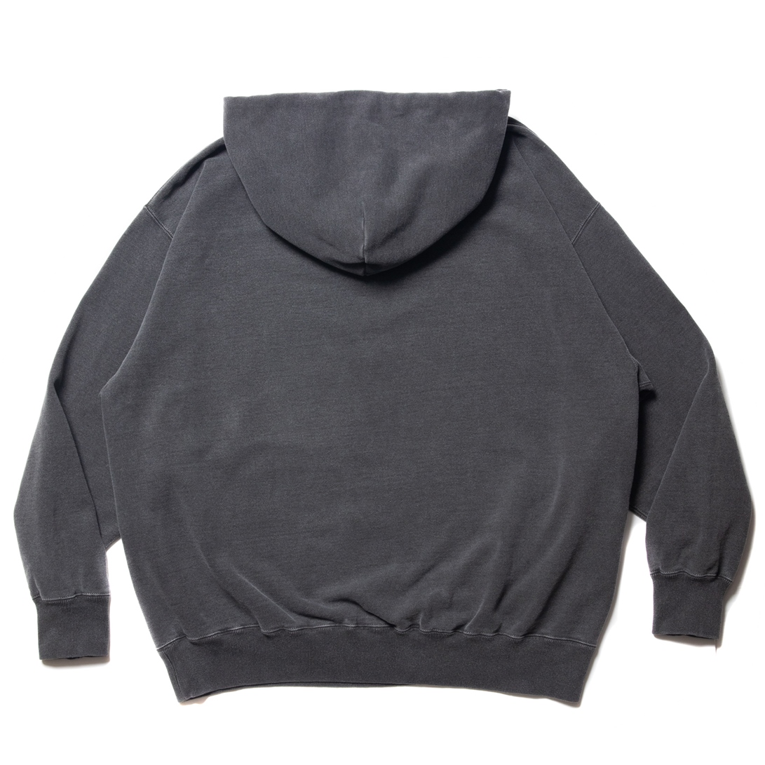 画像: COOTIE PRODUCTIONS/Pigment Dyed Sweat Hoodie（Black）［ピグメントダイスウェットフーディー-22秋冬］