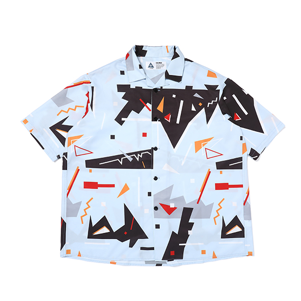 CHALLENGER/S/S 80'S PRINTED SHIRT（LT BLUE）［80'Sシャツ-23春夏