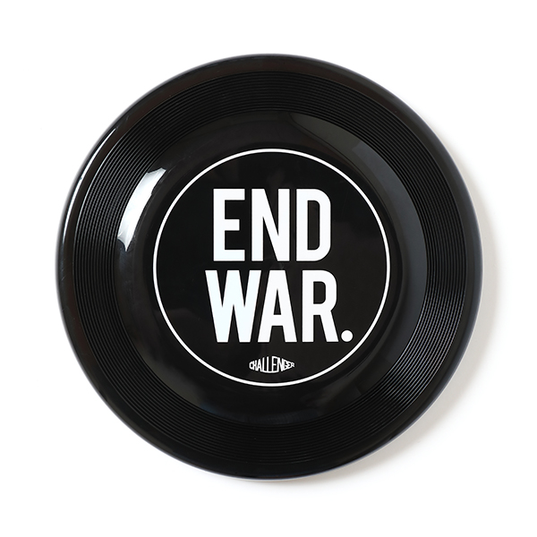 画像: CHALLENGER/END WAR FRISBEE（BLACK）［フリスビー-23春夏］