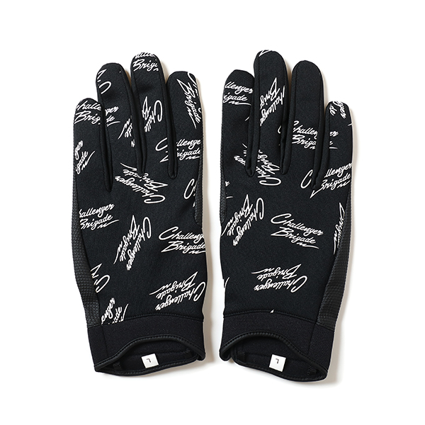 画像: CHALLENGER/MULTI SIGNATURE MECHANIC GLOVE（BLACK）［メカニックグローブ-23春夏］